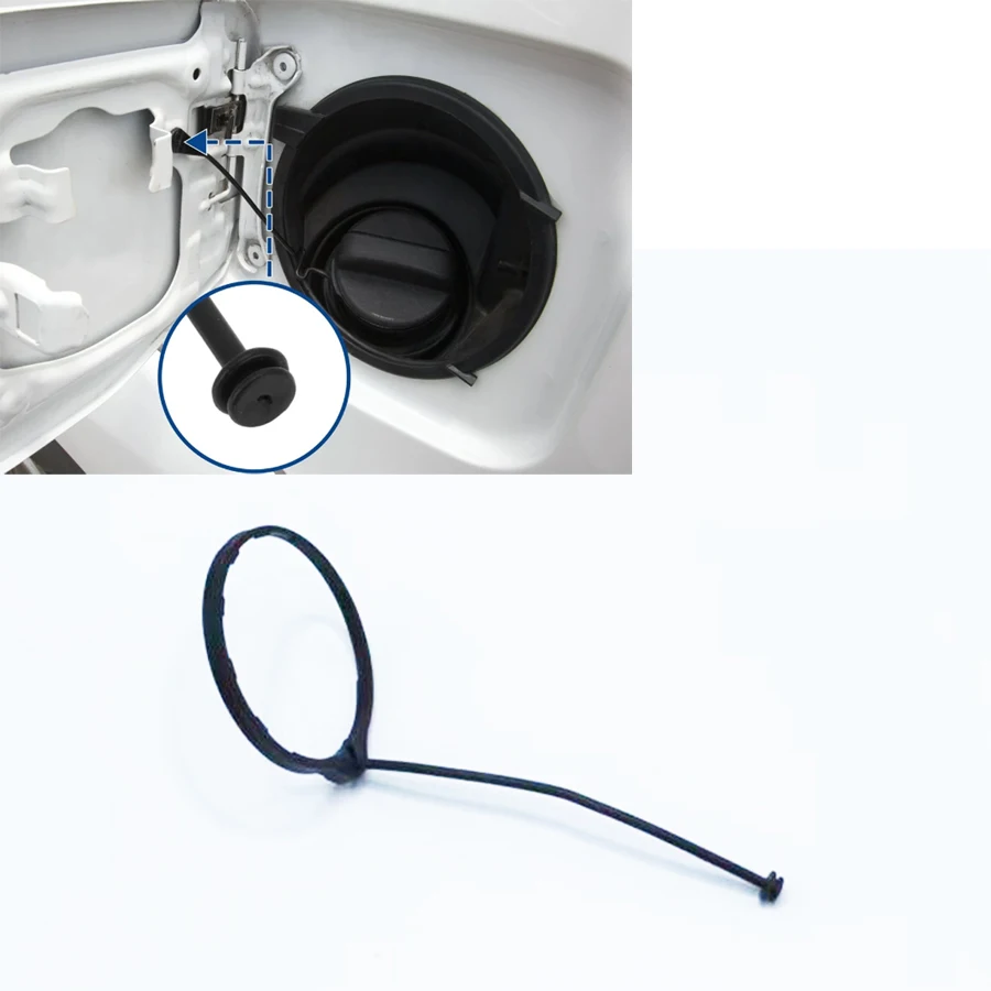 Fuel Tank Cap Filler Cable Rope Ring Petrol Tether For Honda Civic 8th 9th Accord Fit GE6 7 8 9 GG1 2 3 4 5 Pilot YF3 17670SJA01