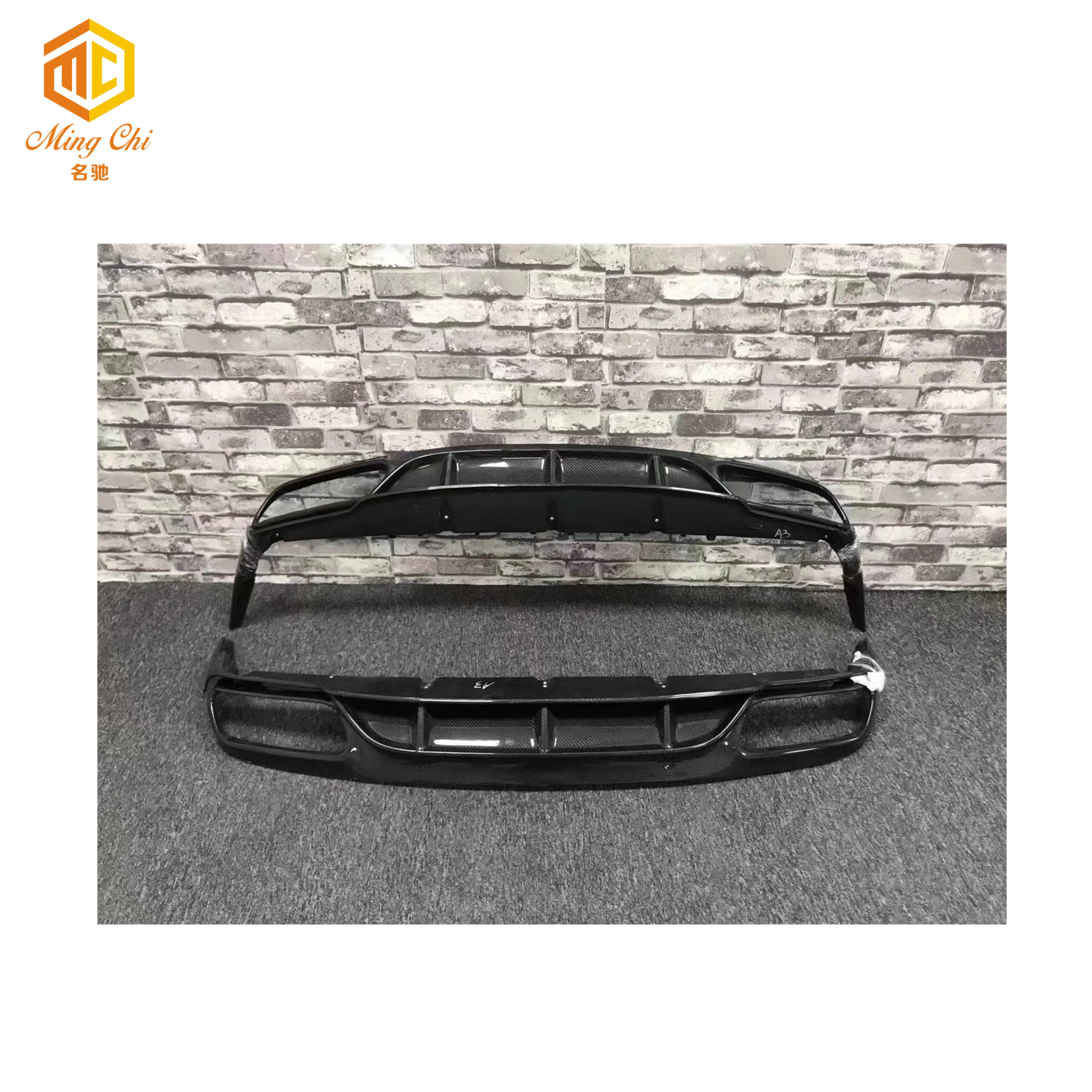 Bumper rear diffuser ED1 diffuser for Mercedes Benz W205 C63 AMG coupe  c63 carbon  diffuser