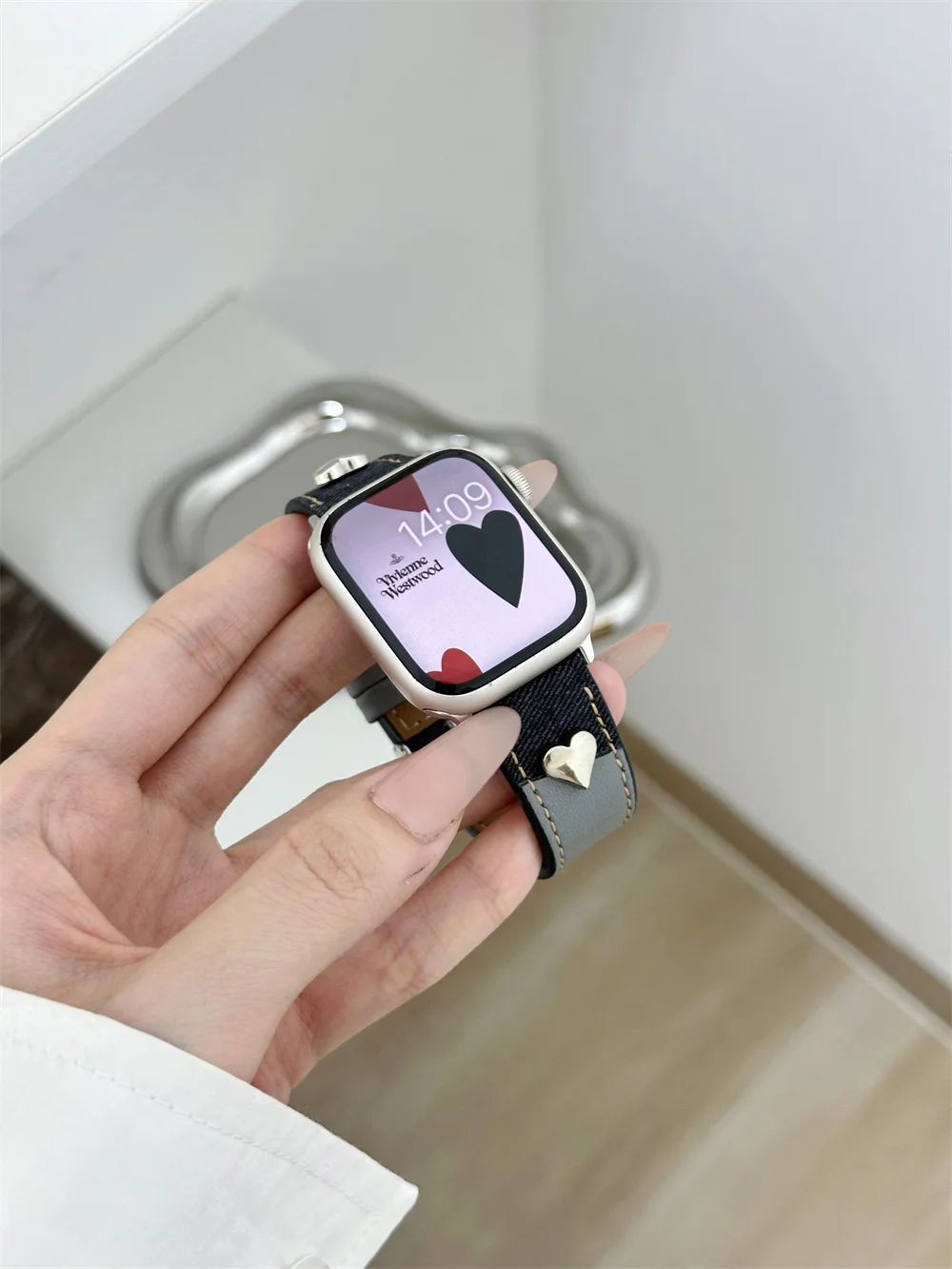 Cinturino per iWatch 42/44/45/46/49mm 38/40/41mm Cinturino per orologio alla moda in pelle PU per serie Watch Ultra2 Series 10/9/8/7/6/5/4/3/2/1_voghion.com