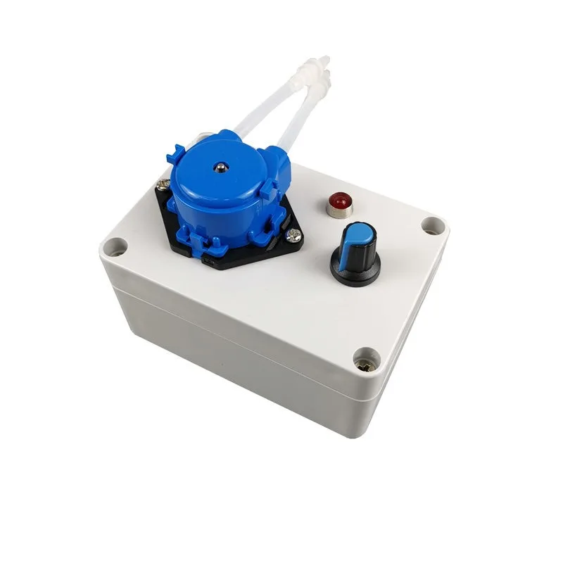 

Micro Peristaltic Pump Laboratory Food Grade Self-Priming Pump Circulating Metering Pump 10-70ML/MIN Adjustable with Foot Switch