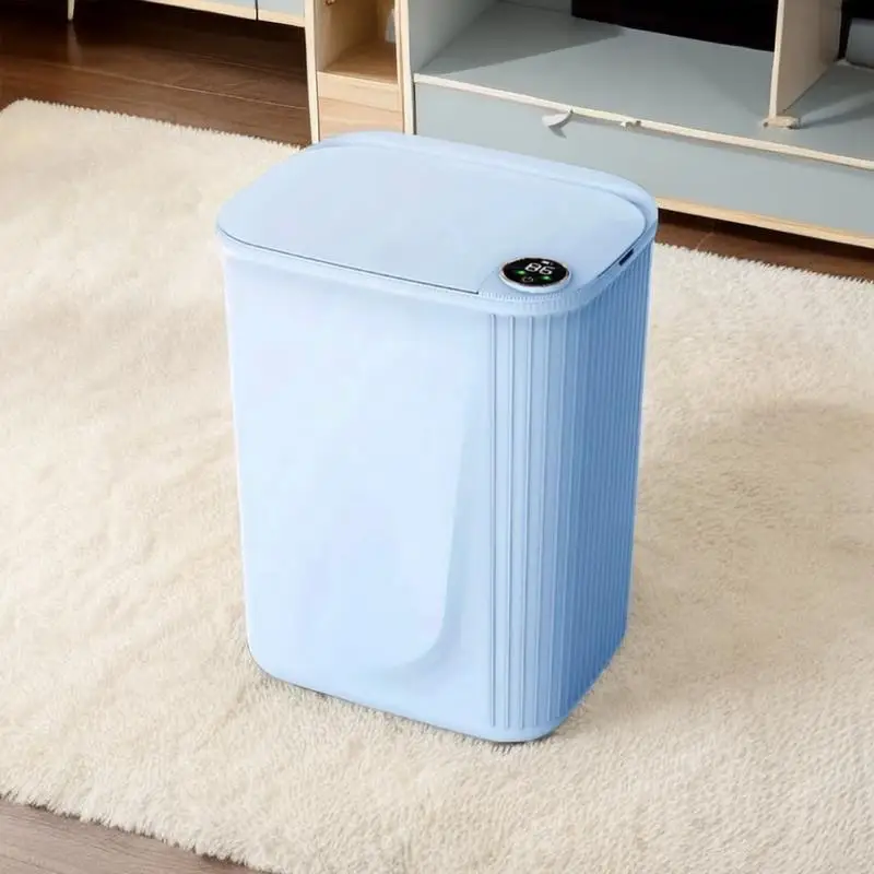 22L Smart Sensor Trash Can Electric Wastebasket Automatic Sensor Bathroom Toilet Bedroom Kitchen Trash Recycle Bin with Lid