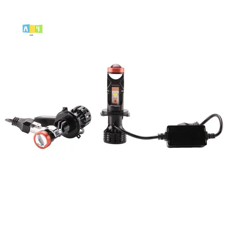 

A04E-H4 LED Mini Projector 3D Lens 90W 25000LM Motorcycle Headlight Automobile Bulb Conversion Kit Hi/Lo