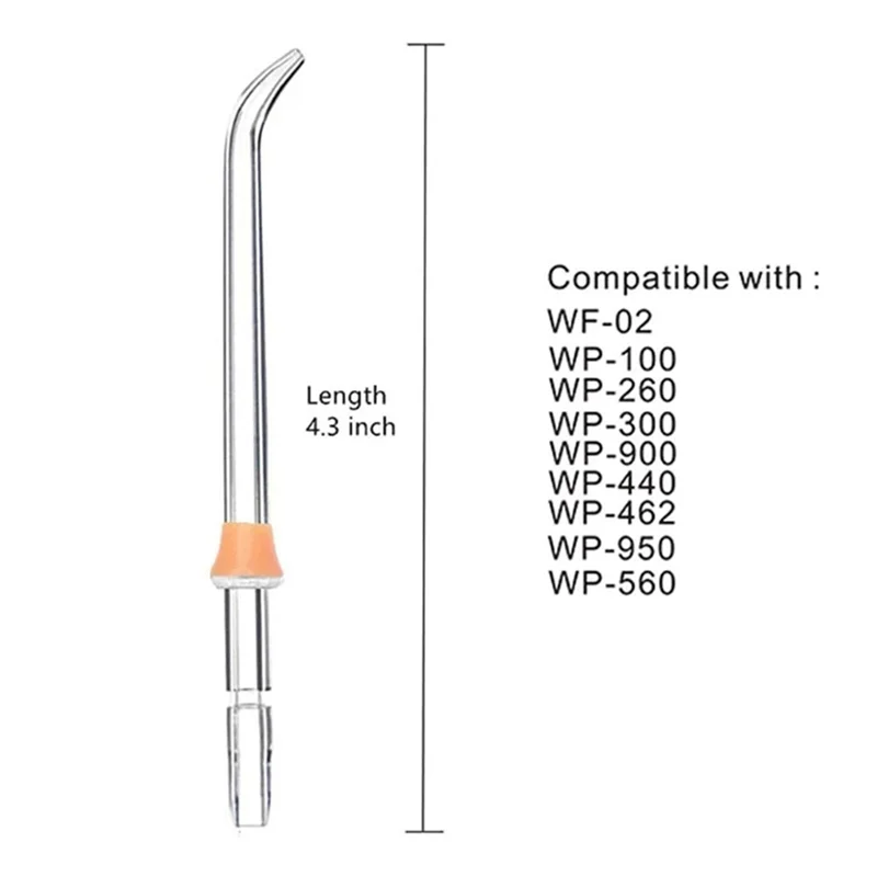Pontas clássicas de jato de substituição A05G-50Pcs compatíveis com fio dental de água Waterpik e outras marcas de irrigadores orais