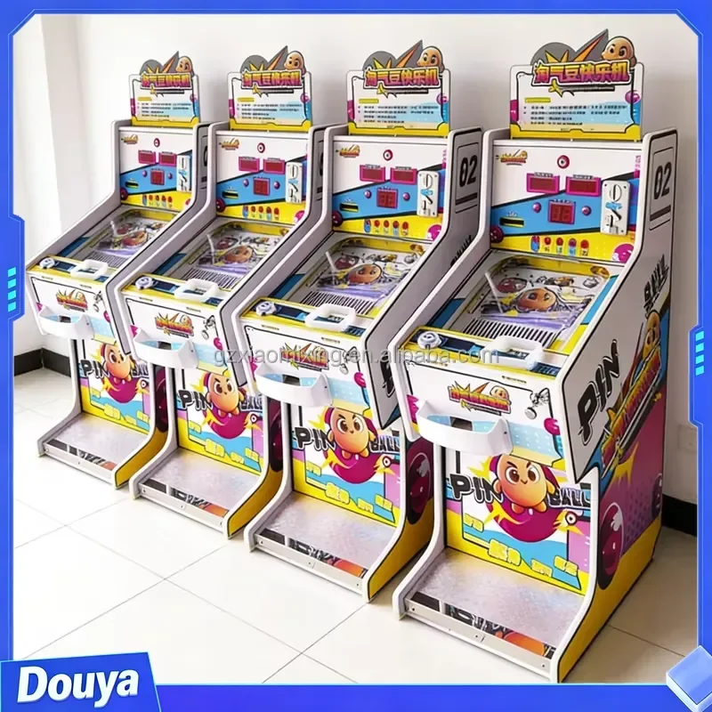 Coin-Operated 1-Year Warranty Wooden Gift Prize Pinball Game Machine Electronic Crane Vending Machines English Sale Plastic