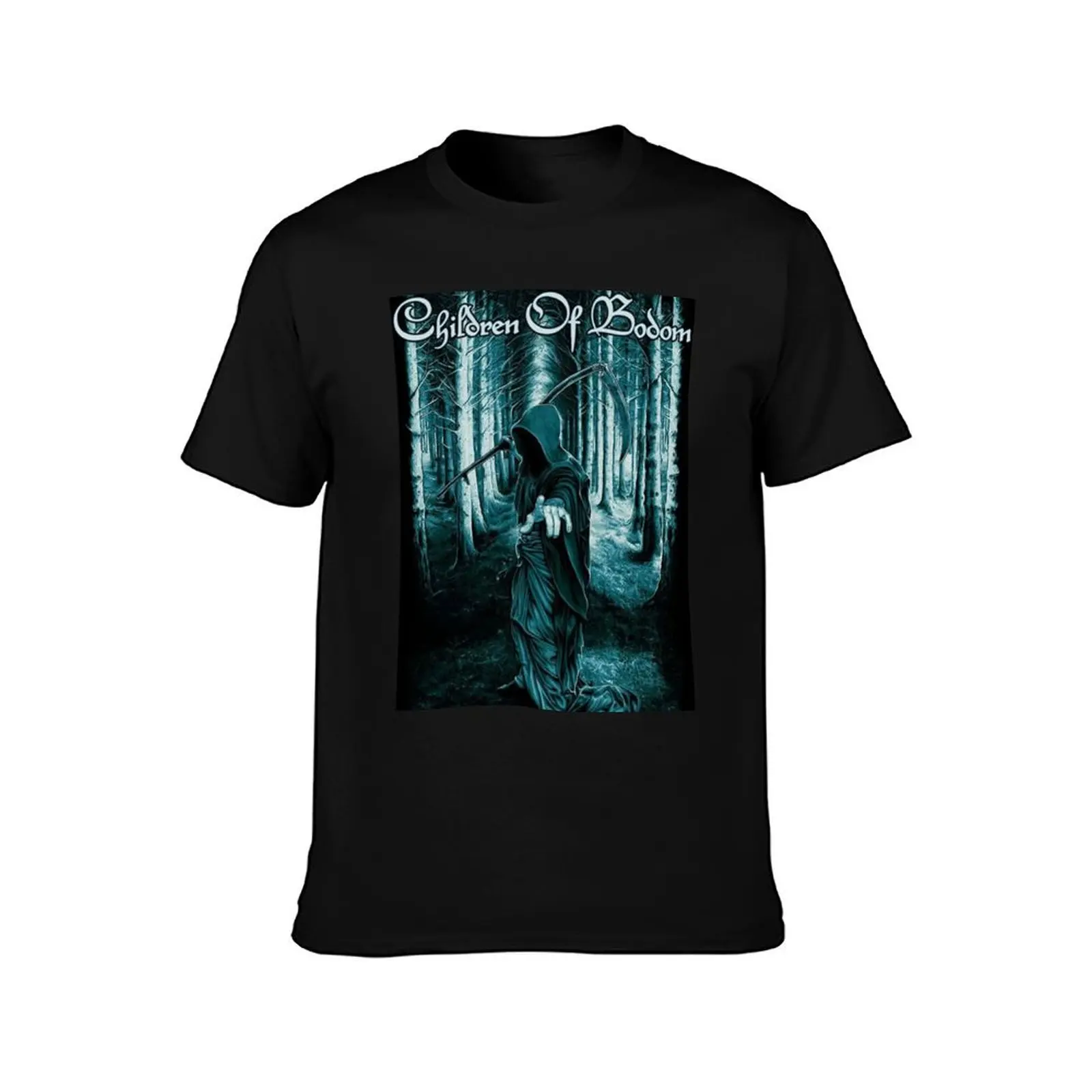 children of bodom night T-Shirt Summer Casual Cotton Tee Oversized Streetwear Tops Vintage Graphic Print Unisex Men Women