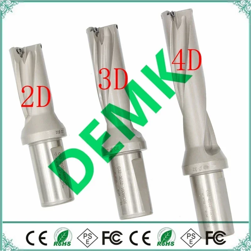 Imagem -02 - Série Sp-u-broca 10 Mm50 mm 2d 3d 4d 5d Profundidade Broca Rápida para Cada Marca Inserção Spmg Torno Cnc Conjunto de Brocas