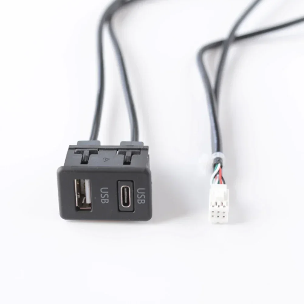 145cm Car Navigation Machine 6 Pin To U SB With TYPE-C Audio Input USB-Port Panel Interface High Universality Fitment