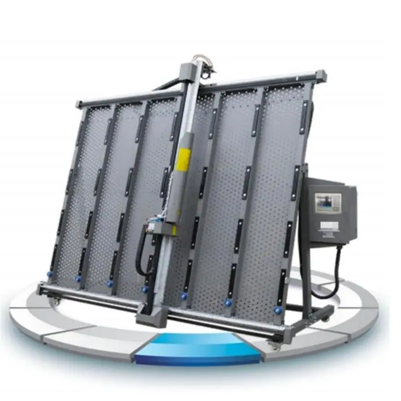 Bathroom Mirror Glass Production Line Glass Art Products Vertical Blade Plotter Engraving Machine Vertical Glass Cutting Plotter