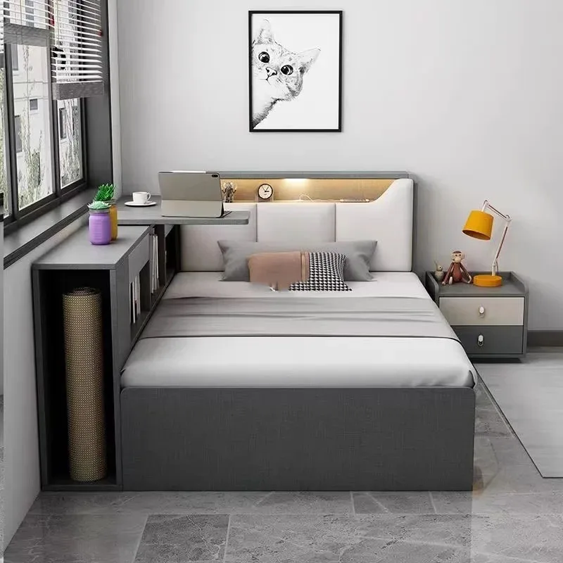 Tempat tidur Perancis Nordic kualitas anak Desainer rumah Jepang tempat tidur desainer Amerika Confortable camas de casial furnitur modern