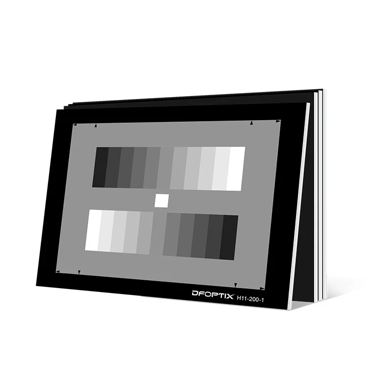 Gray Scale Test Chart Reflective HD Chart for CCTV Camera Calibration Monitoring Image Quality Testing Card