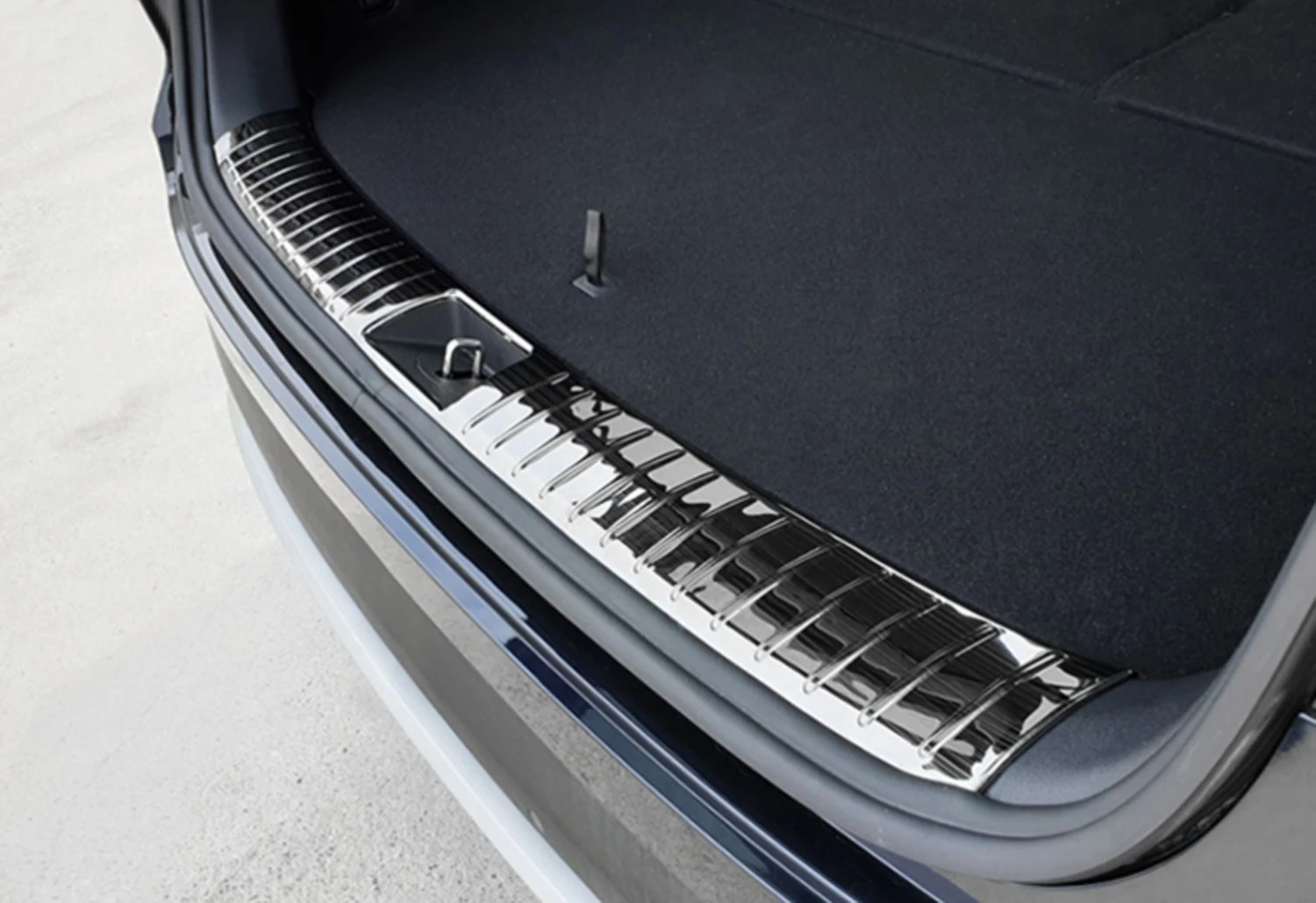 Car Accessories For Kia Sportage NQ5 2022 2023 Stainless Inner Rear Bumper Protector Plate Trim 1pcs