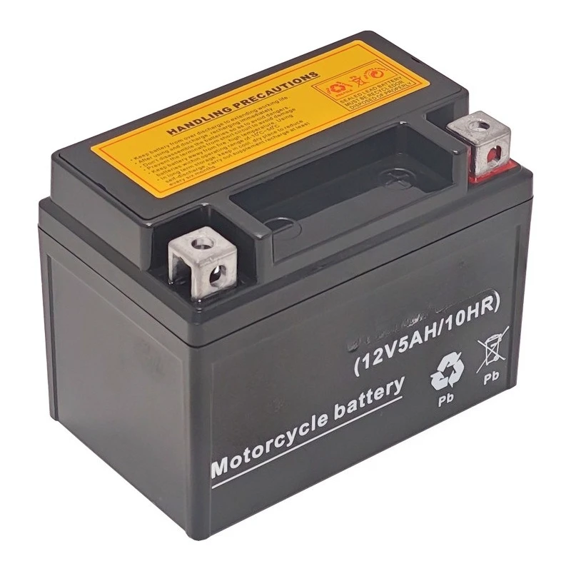 Motorcycle Starter Battery Durable Vibration‑Resistant Power Cell Complete For Electrolyte Bottle For Motorbike Replacement