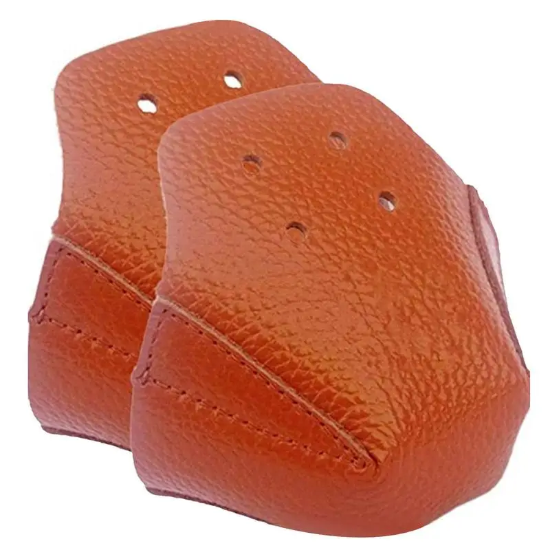 Anti-fricção Patins Toe Caps para Roller Skate, Toe Guard Couro, Acessórios de Patinação Duráveis, 1 Pc