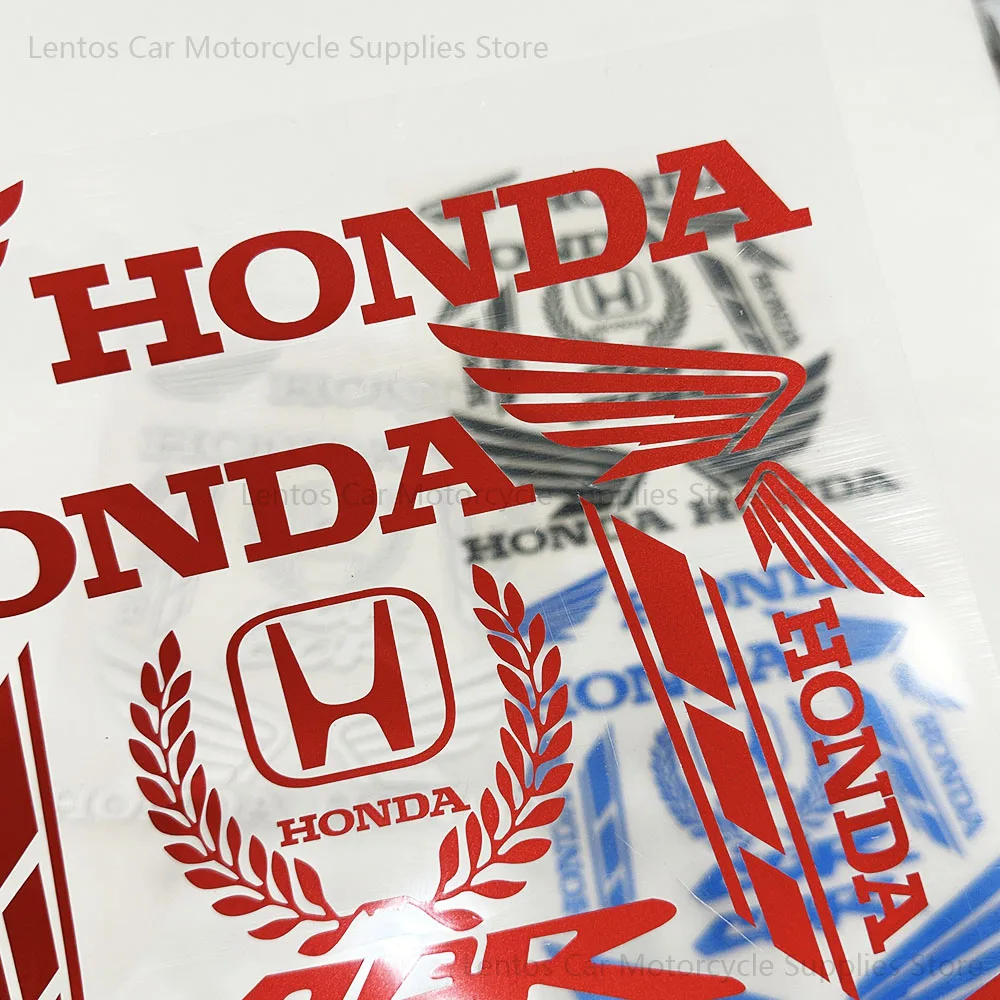 جديد دراجة نارية الجانب قطاع أجنحة ملصق سيارة التصميم ملصق حائط من الفينيل لهوندا دراجة نارية ملصق ملصقات عاكسة سيارة الديكور #3