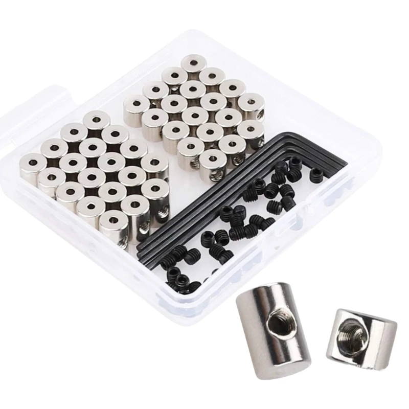 

40 Pieces Metal Locking Pin Back Practical Pin Keepers Clasp with Wrench