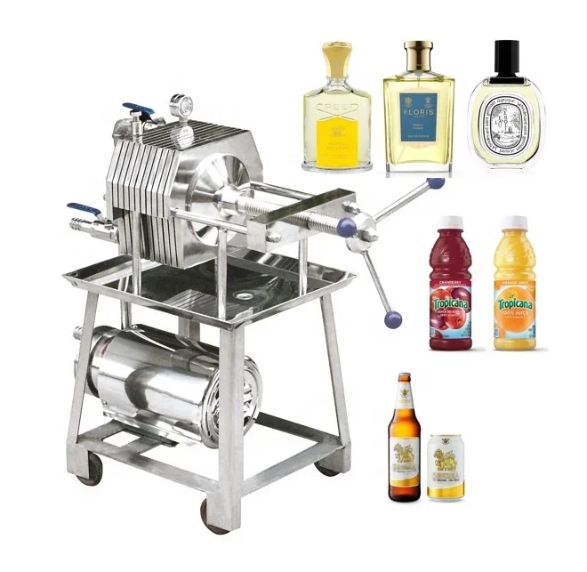 YETO platform plate frame SUS304 wine fruit juice perfume liquid filter machine