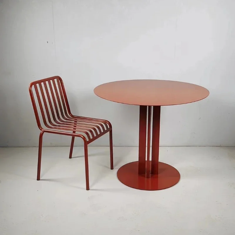garden, terrace wrought iron tables and chairs, waterproof and sunscreen all aluminum alloy, table and chair combination