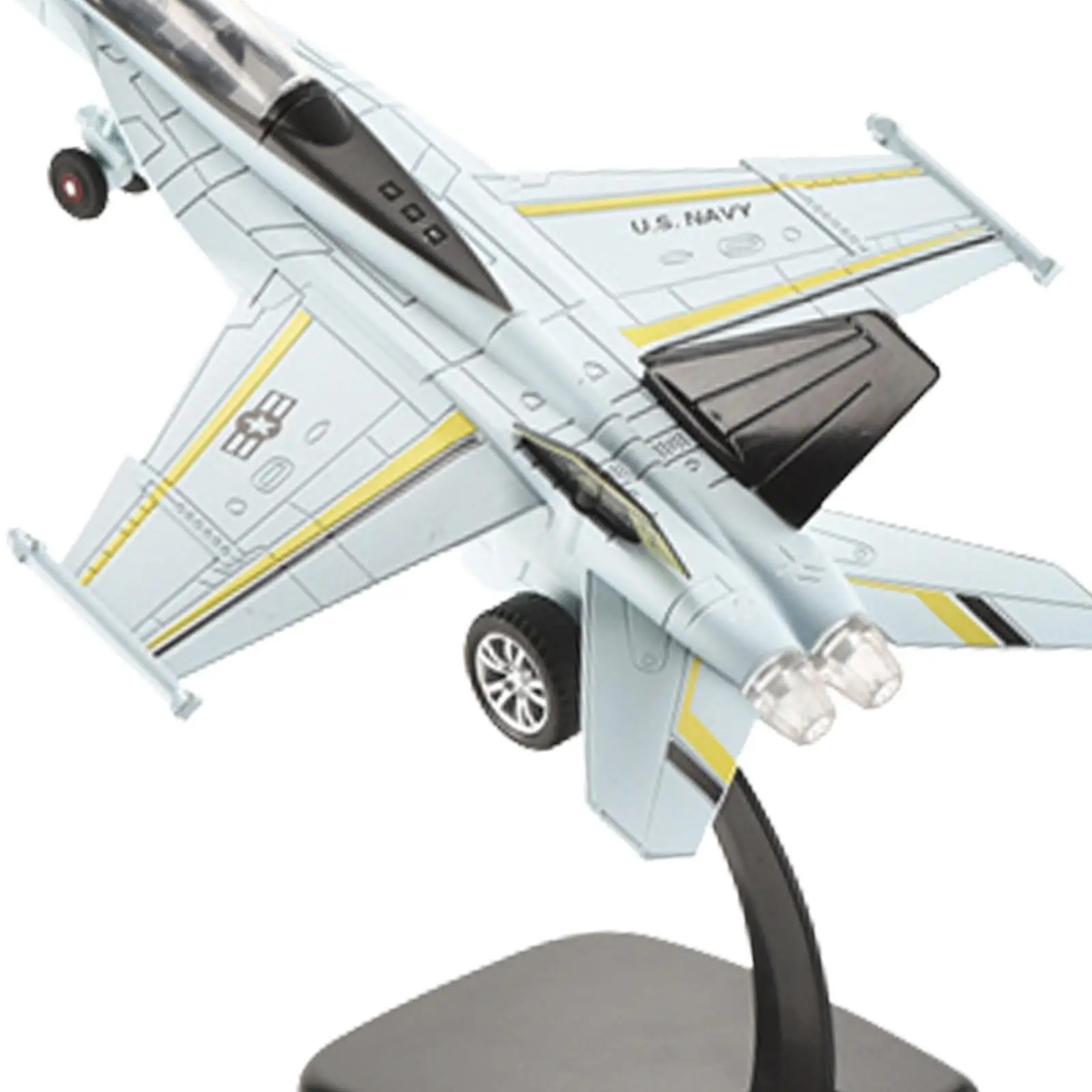 시뮬레이션 1/100 F18 전투기 모델 항공기 모델 컬렉션(풀백 포함)