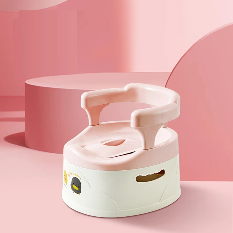 Toddler Potty Baby Toilet Trainer Portable Training Toilet For Travel Safe Oval Bottom Design Non Slip Potty Kids Toilet