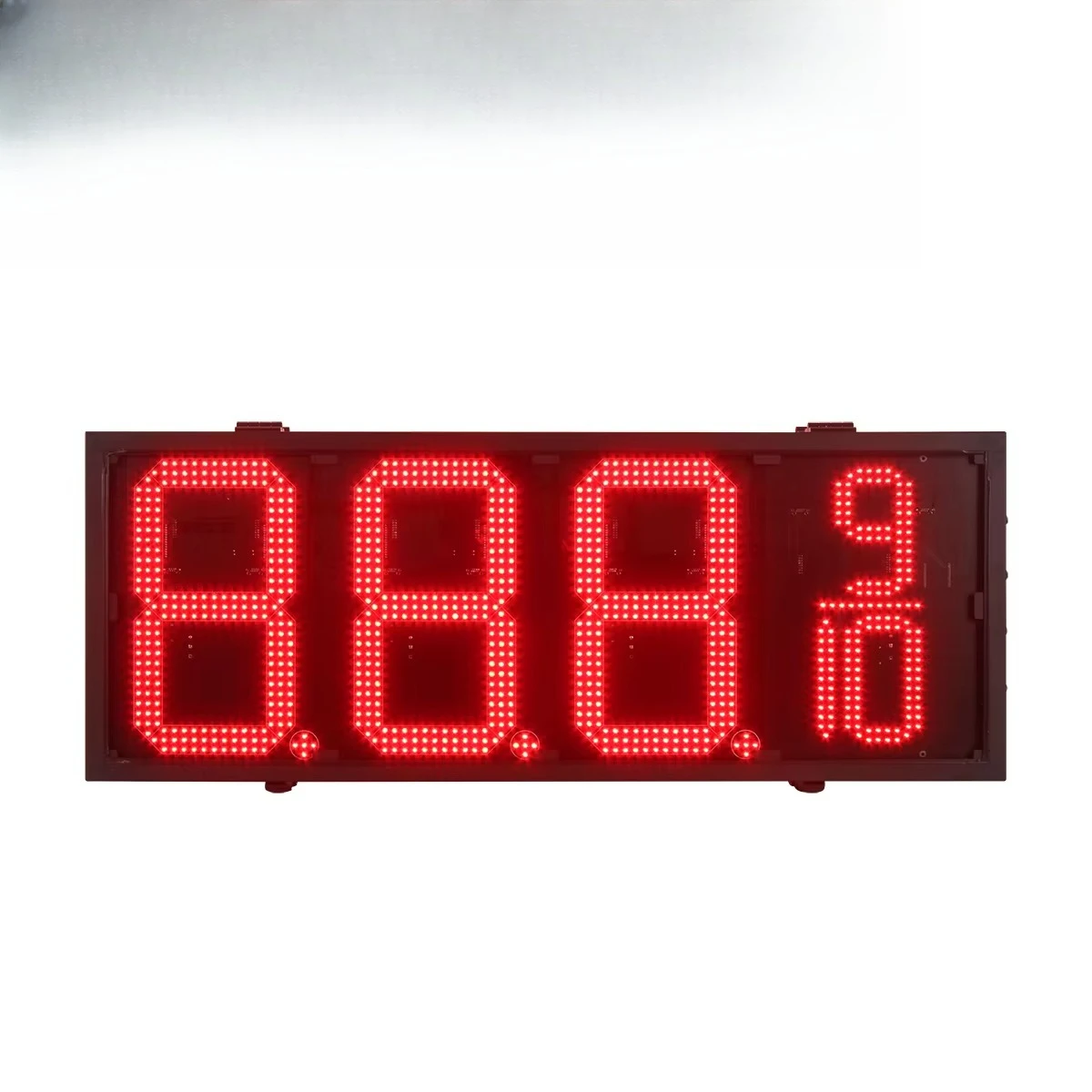 

12 Inch 888910 Light Emitting Diode Gas Price Mark 7-segment IP65 Outdoor Use Super Bright Light Emitting Diode Gas Price