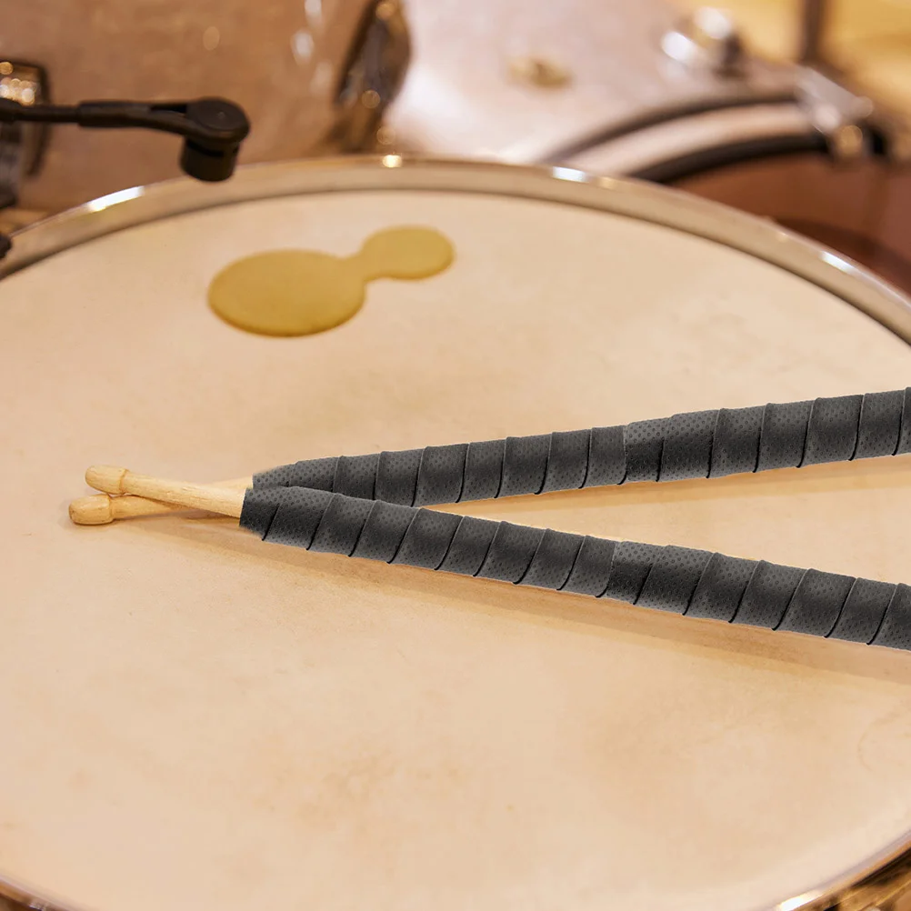 4Pcs Anti-Slip Drum Stick Tape Sweat Band High Quality Craftsmanship Easy to Remove for Musicians Drum Stick Packing Tape