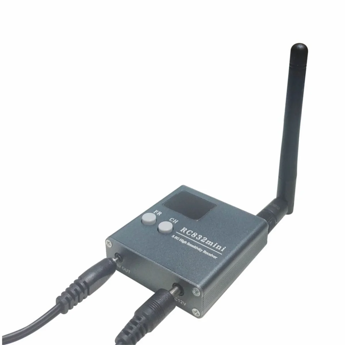 RC832Mini 4.9-5.8G 56CH High Sensitivity Wireless Receiver A/V Power Cable FPV Multirotor B20