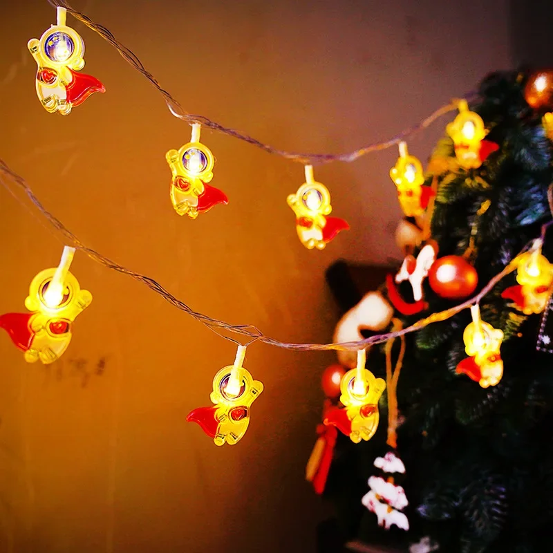 LED Unicorn Cute Rainbow String Lights Battery Operated for Bedroom Atmosphere Kids Tent Decor Fairy Light Garland for Party