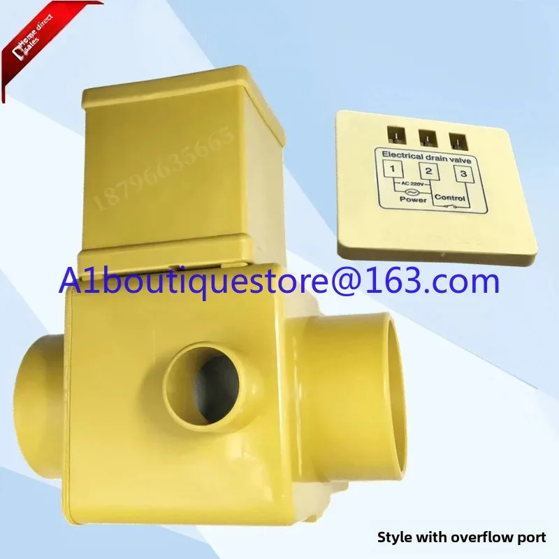 

V3ED-180 Washing Machine Yellow Drain Valve WH-QD-3-180 Washing Offline Electric Magnetic Drain Valve