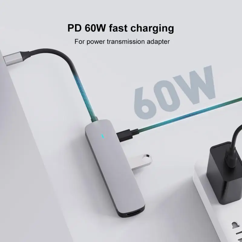 USB-концентратор 7 в 1, USB 3,0, 5 Гбит/с, 1000 Мбит/с