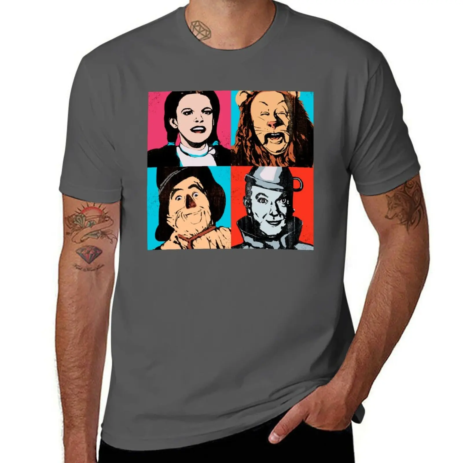 

Wizard of Warhol T-Shirt t shirts for man slim fit anime tshirt man t shirt graphic T-Shirt