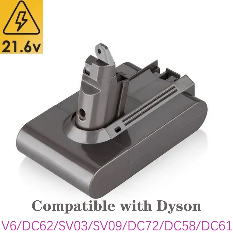 

Suitable for Dyson vacuum cleaner 21.6V 9800mAh lithium battery/V6/DC62/SV03/SV09/DC72/DC58/DC61 replacement accessory battery