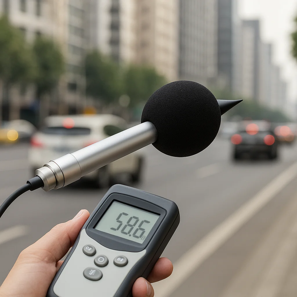 Sensor de nivel de ruido, sensores de contaminación y ruido, medidor de nivel de sonido de 30-130dBA, instrumento de medición de ruido, probador de monitoreo de decibelios