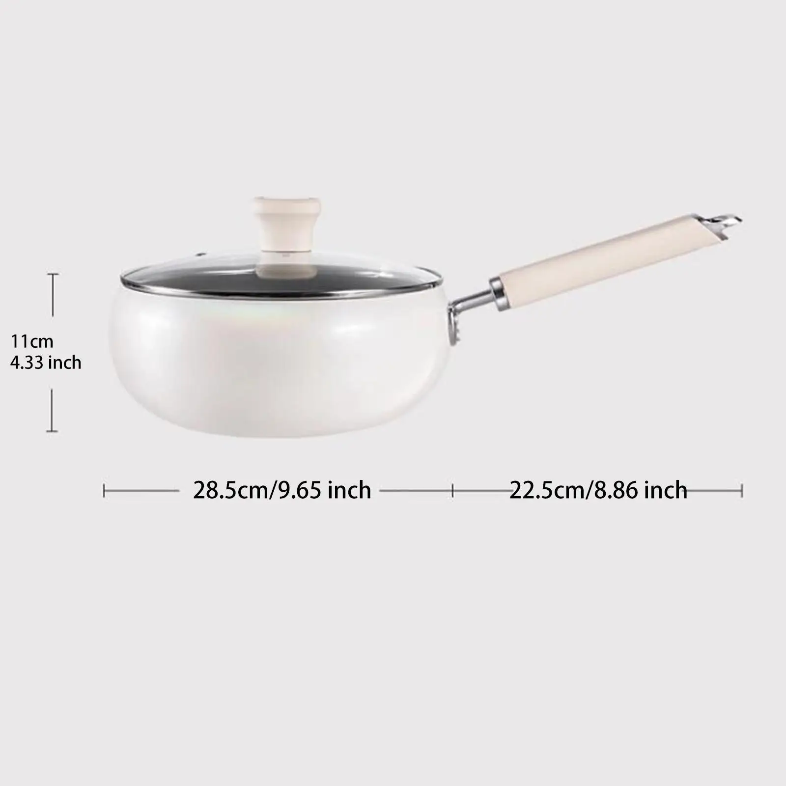 مقلاة غير لاصقة سهلة التنظيف، أواني طهي هدية لحساء الخضروات الإفطار #5