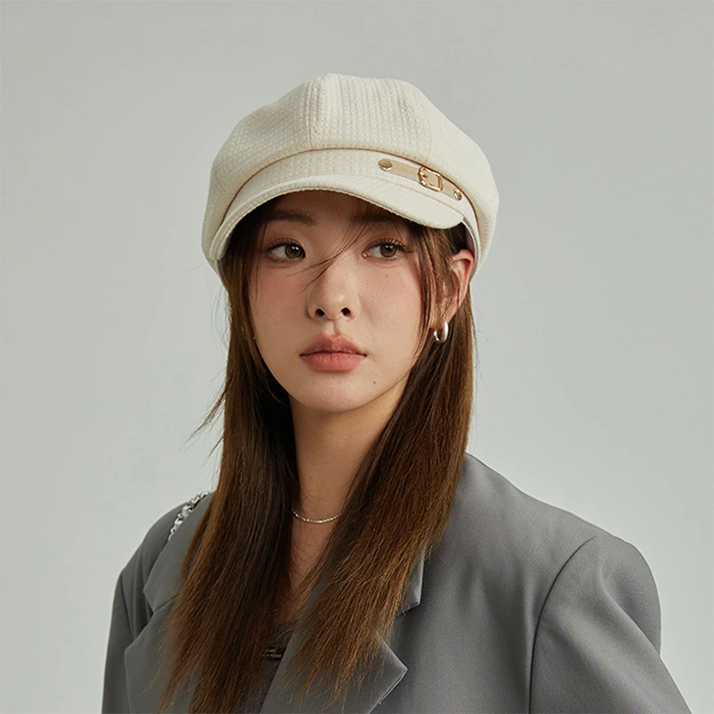 Bonnets Hats for Women Octagonal Newsboy Hat  Winter Women Berets Female Retro Boinas Berets Caps for Women Hats