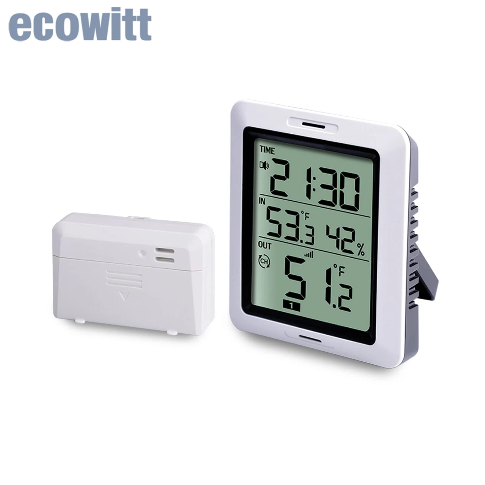 

Ecowitt WH0280 Indoor Outdoor Thermometer Humidity Monitor, Includes WH53 Outdoor Thermometer & Indoor Thermo-Hygrometer Console