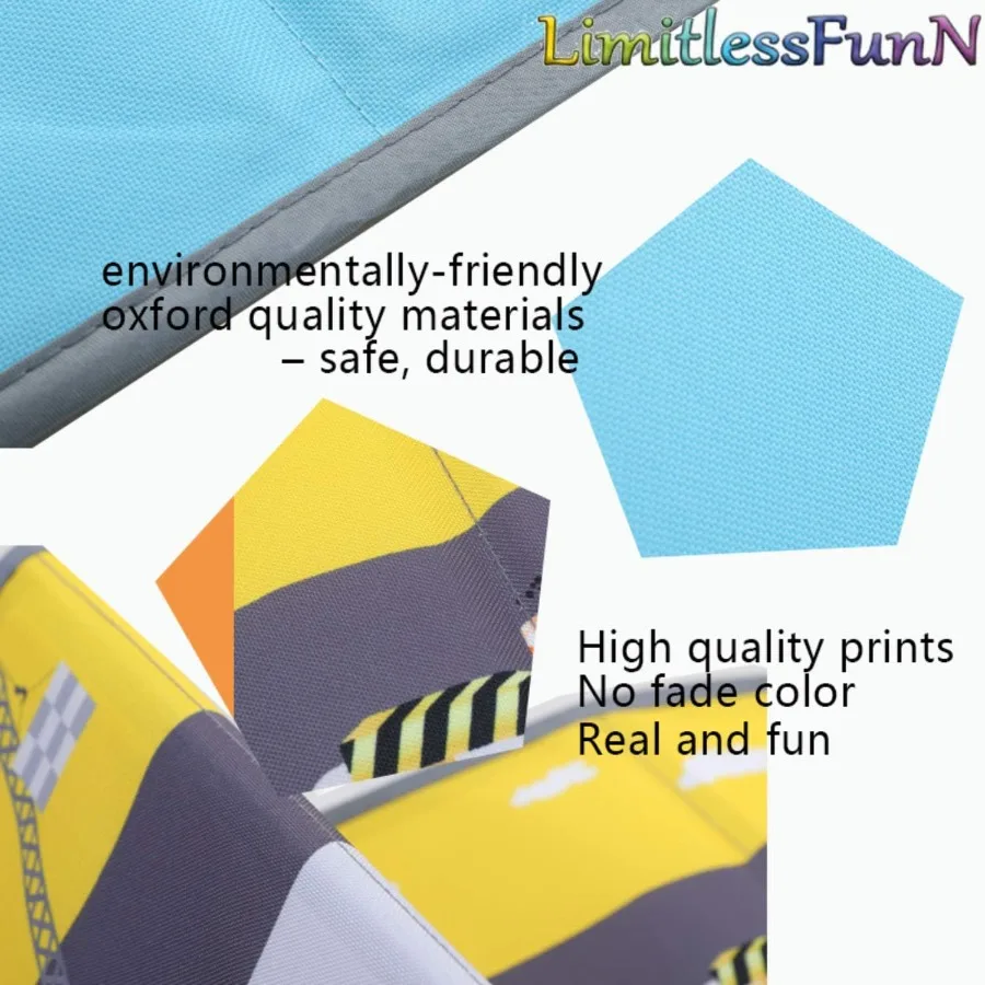 Piscina de pelotas plegable de doble capa de tela de buey con bolsa de almacenamiento, parque infantil no incluido para bebés pequeños (48 pulgadas de largo