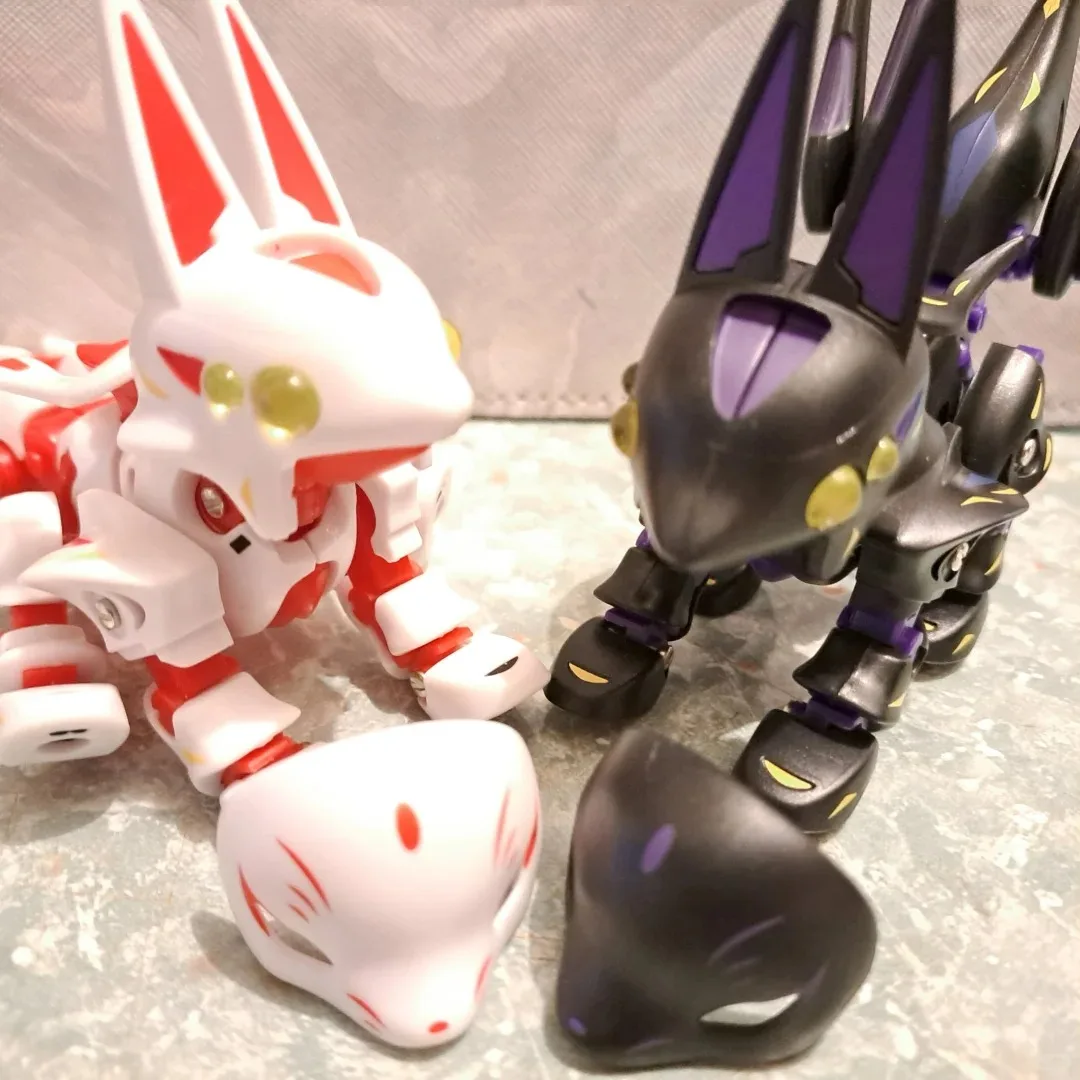 

So-Ta японская механическая статуя лисы, ручная роспись, художественная модель, коробка для сбора животных, яйцо Гача, милый подарок, Коллекционная фигурка, игрушка