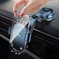 Universal Car Dashboard Phone Holder Auto Cellphone Stand for GPS Navigation Desk Windshield Hanging Bracket