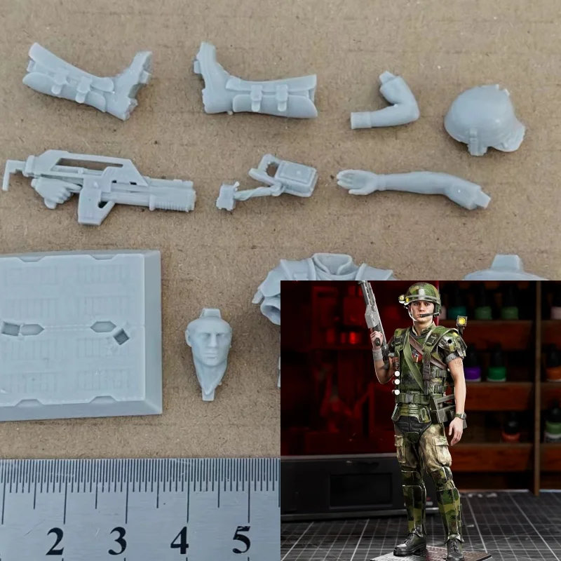 

Corporal HICKS Full Resin Figures Model Kit 1/24 Scale Unpainted Unassembled Toy