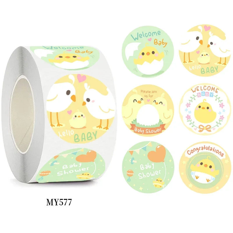 500 قطعة ملصقات مكافأة الفرخ لطيف للأطفال الأطفال رياض الأطفال مدرسة تشجيع الطلاب ألعاب لعبة الحيوانات ملصقات ملصقات