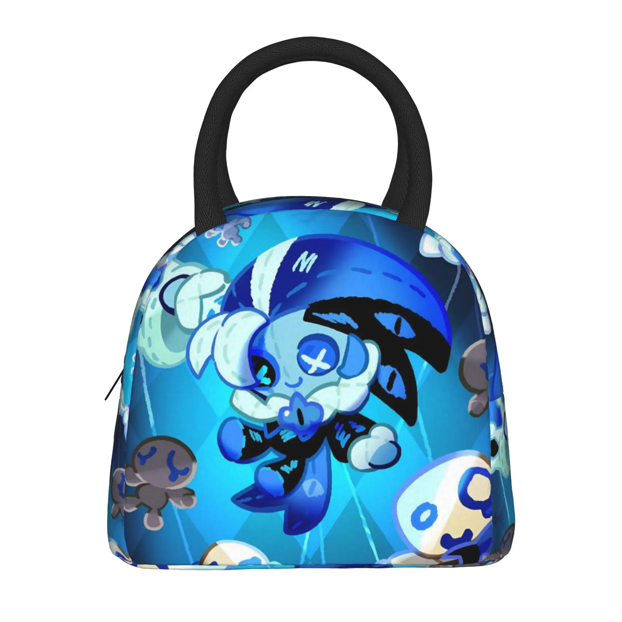 Shadow Milk Cookie Thermal Insulated Lunch Bags for Travel  Portable Food Bag Container Men Women Cooler Thermal Lunch Boxes