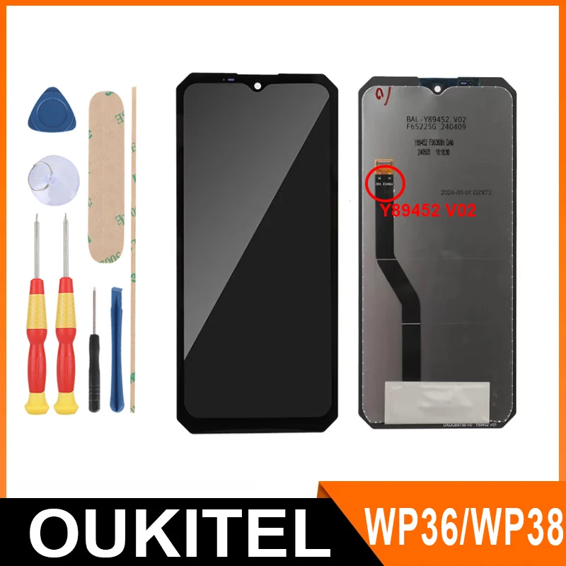 For OUKITEL WP23 WP23 Pro WP28 WP36 WP38 / 6.52" FHD+ LCD Display + Touch Screen