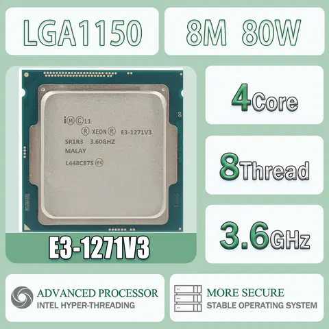 CPU INTEL XEON E3-1271 V3 計9枚 ジャンク Xeon e3 1271 v3-AliExpress