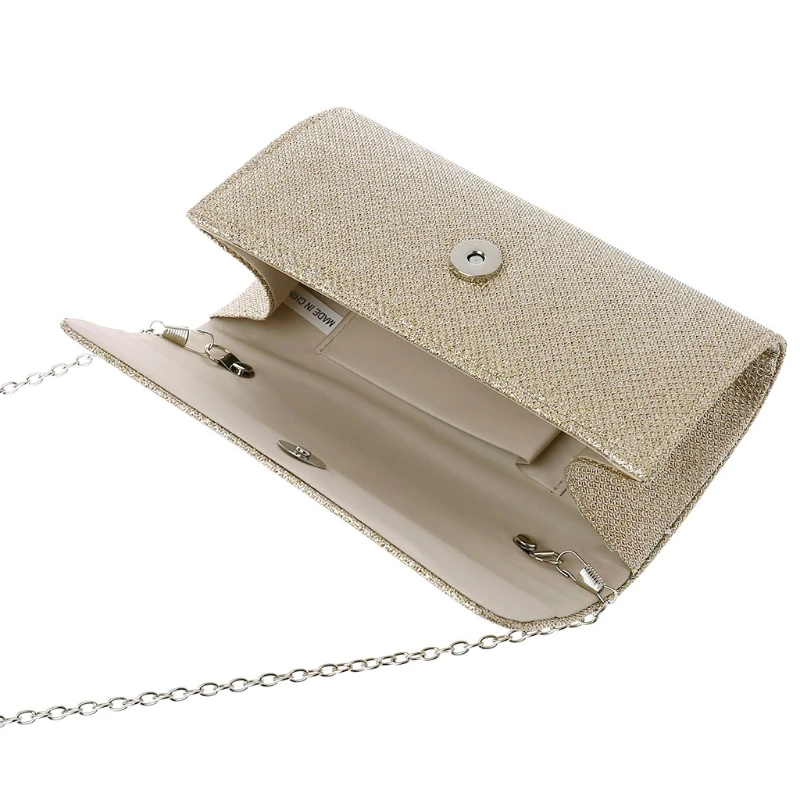 Women's Evening Shoulder Bag Bridal Clutch Party Prom Wedding Envelope Handbag