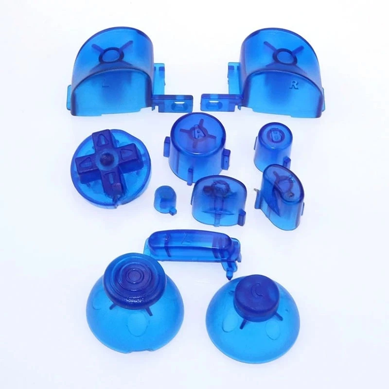 Replacement Buttons Kit for Nintendo GameCube NGC Controller L R ABXY Z Buttons D‑pad Power ON‑OFF Buttons 3D Analog Thumbstick
