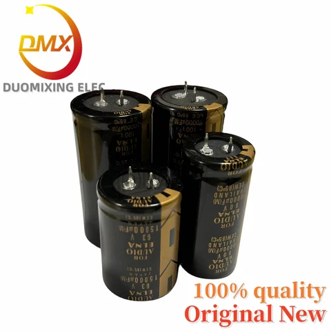 2PCS/Lot 10000UF 15000UF 50V 63V 80V 100V Fever Power Amplifier Audio Filter Capacitor