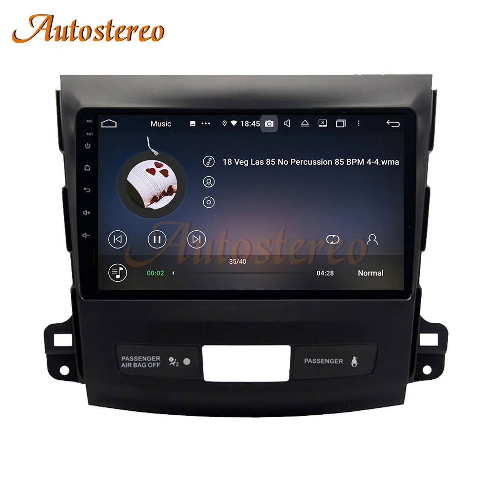 Android 14 Car Radio Player For Mitsubishi Outlander 2006-2012 GPS Navigation Multimedia Head Unit Media Carplay Auto Stereo