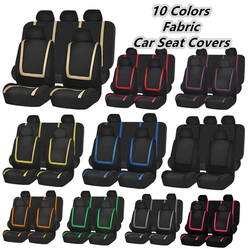 

Fabric Car Seat Covers For Ford RANGER RAPTOR F150 F250 F350 F450 KA ESCAPE RANGER B MAX Falcon CMAX Seat Cushion Mat Car Cover