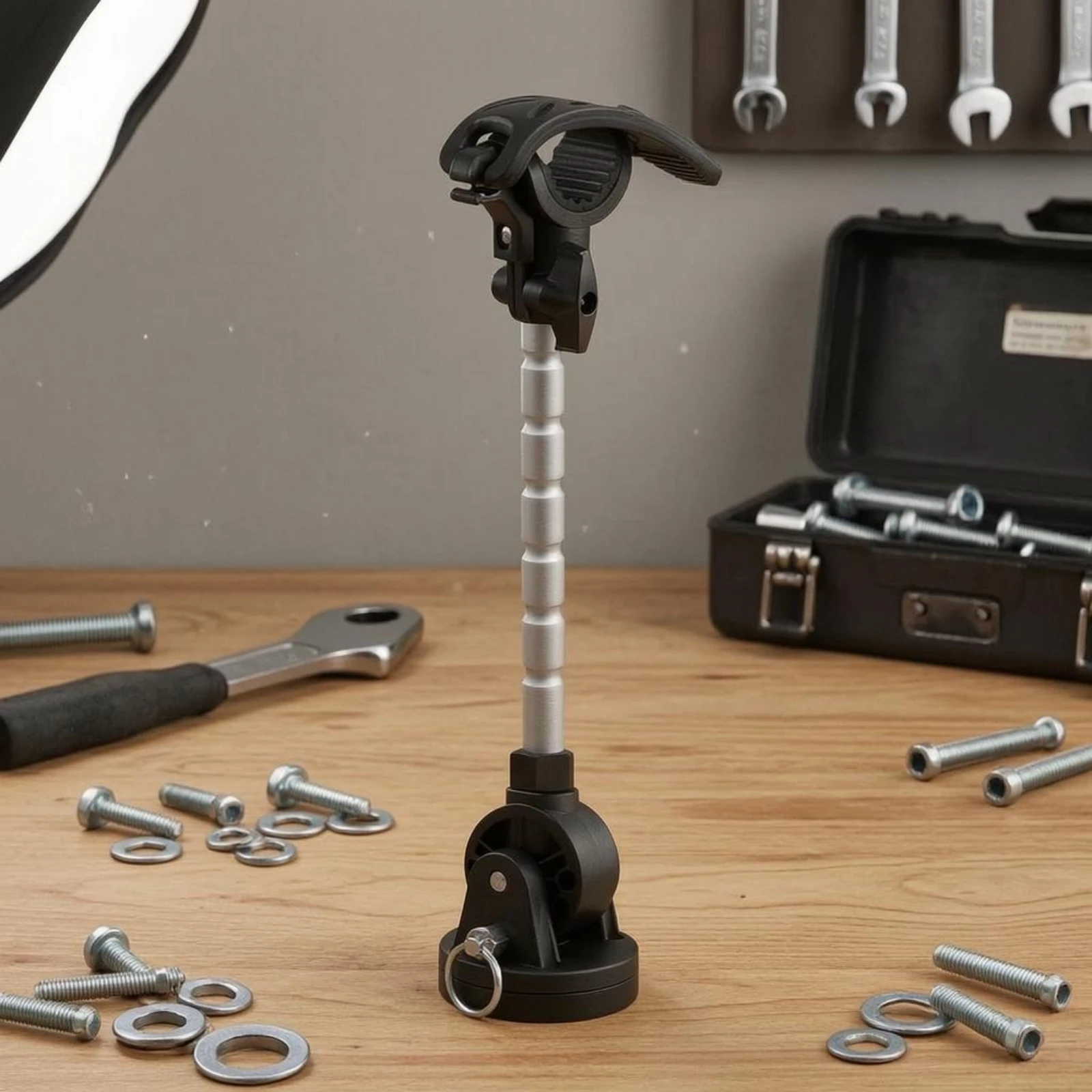 

Trolling Engine Stabilizer Bracket Segmented Trolling Engine Support Bracket Adjustable Clamp Mount Vertical Marine Hardware