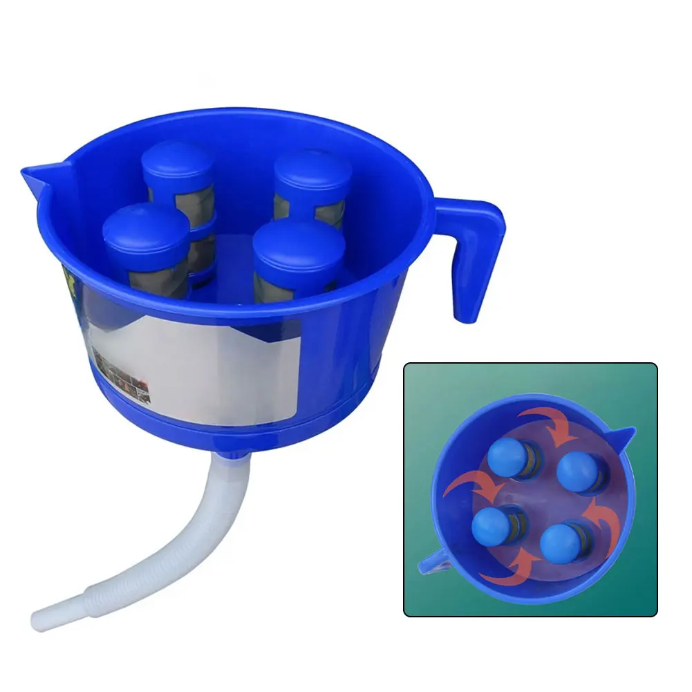 Funnel Type Oil and Water Separator Fuel Filter Fitting with Four Filter Elements for Engine Fuel System Protection